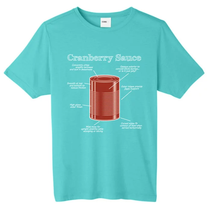 Cranberry Sauce Nutrition Gift ChromaSoft Performance T-Shirt