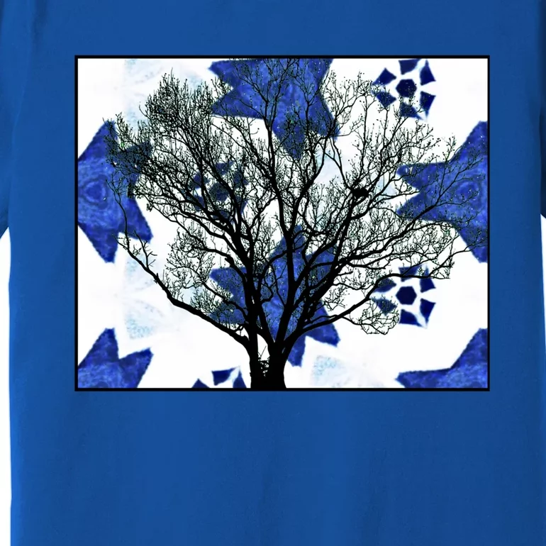 Cool Star Nighttime Tree Design Gift Premium T-Shirt