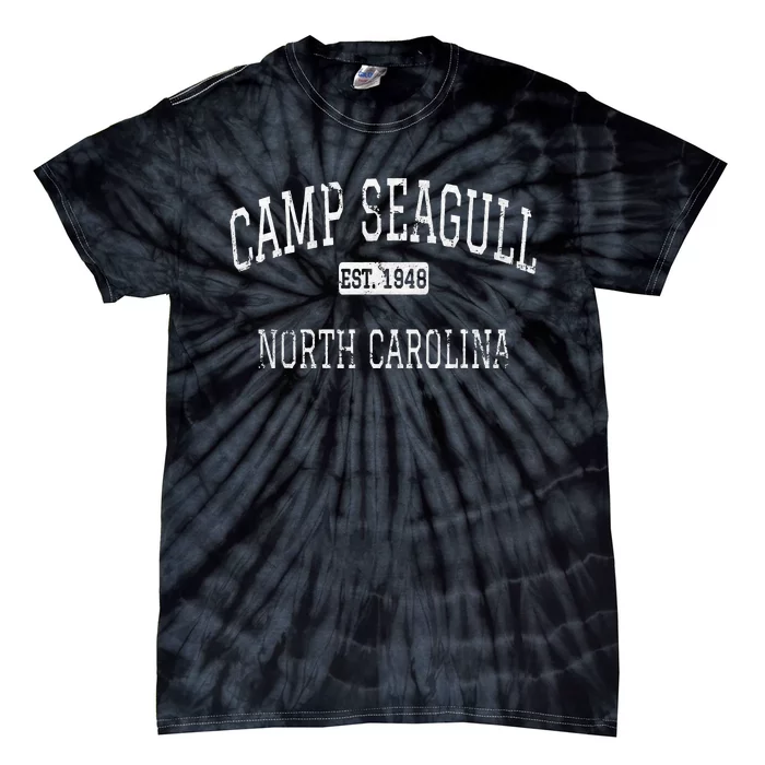 Camp Seagull North Carolina Nc Vintage Tie-Dye T-Shirt