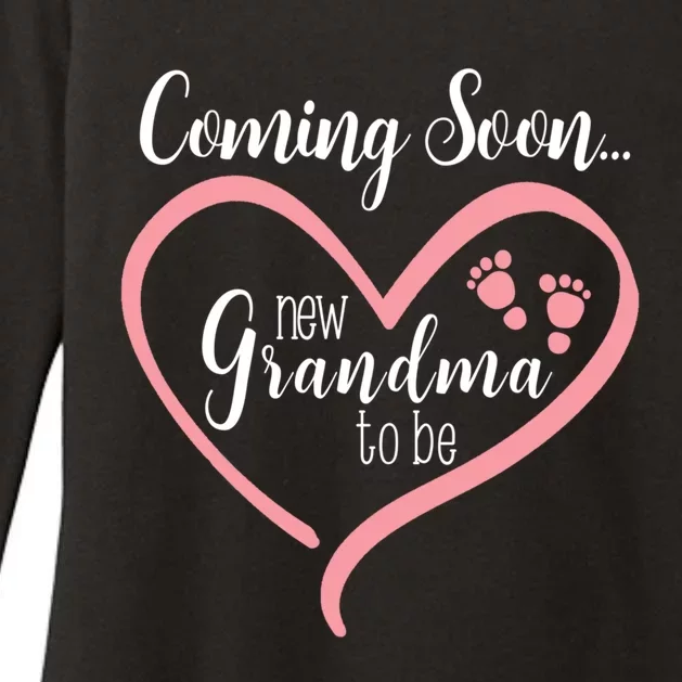 Coming Soon New Grandma To Be Gift Womens CVC Long Sleeve Shirt