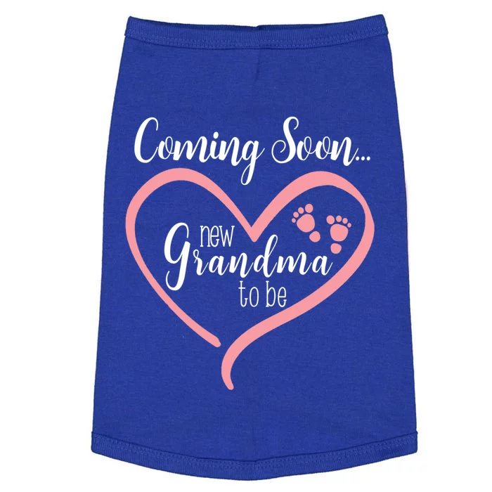 Coming Soon New Grandma To Be Gift Doggie Tank