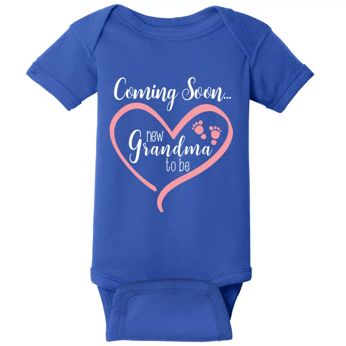 Coming Soon New Grandma To Be Gift Baby Bodysuit