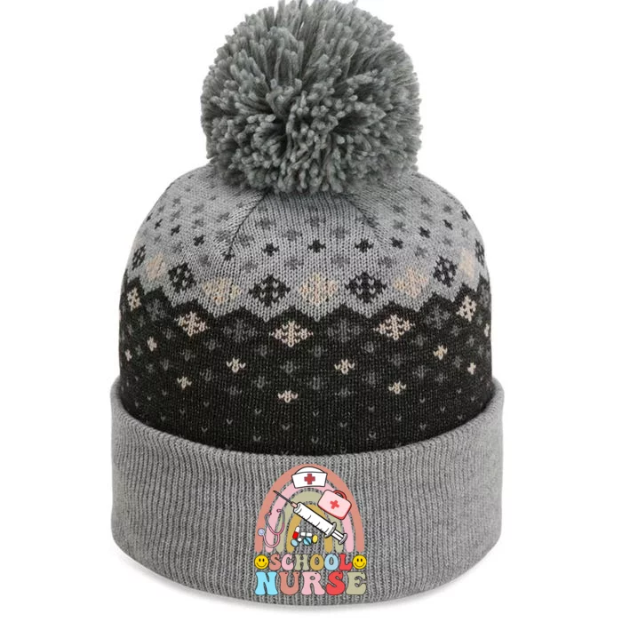 Cute School Nurse Design The Baniff Cuffed Pom Beanie