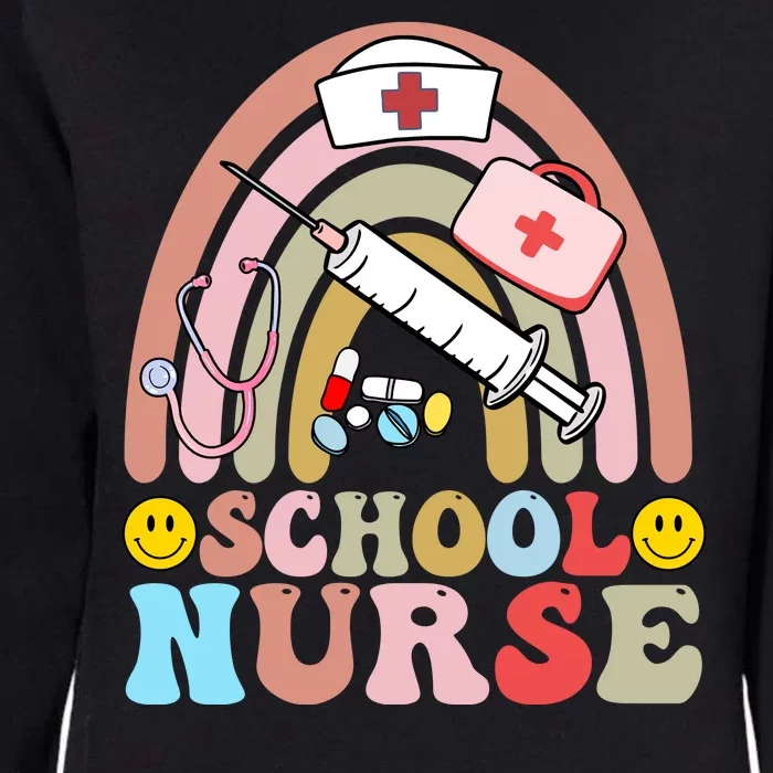 Cute School Nurse Design Womens California Wash Sweatshirt