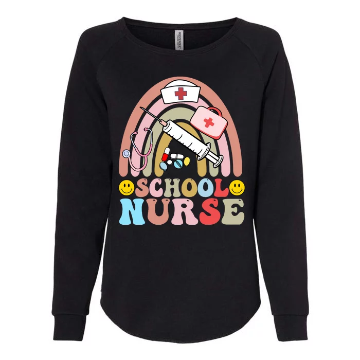 Cute School Nurse Design Womens California Wash Sweatshirt