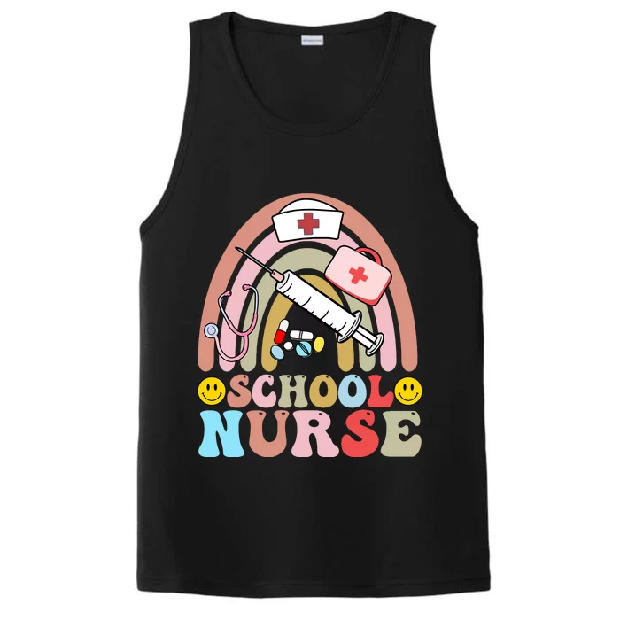 Cute School Nurse Design Performance Tank