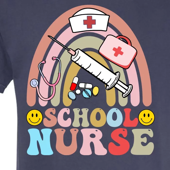 Cute School Nurse Design Garment-Dyed Heavyweight T-Shirt