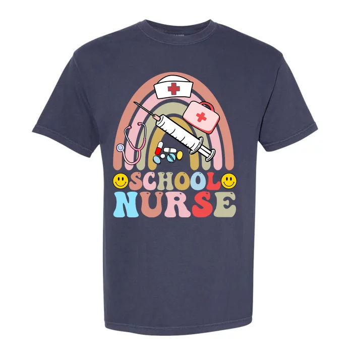 Cute School Nurse Design Garment-Dyed Heavyweight T-Shirt