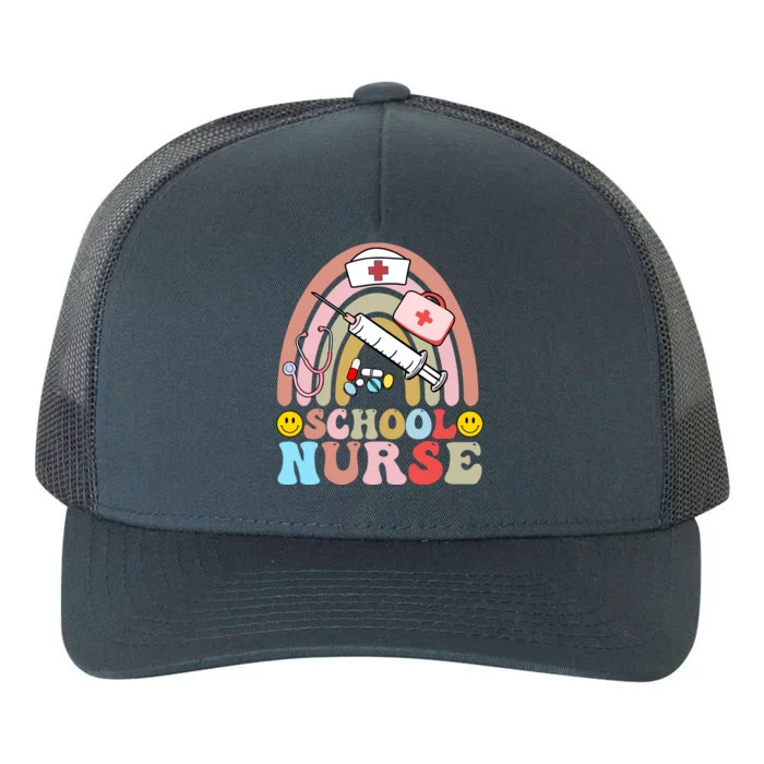 Cute School Nurse Design Yupoong Adult 5-Panel Trucker Hat