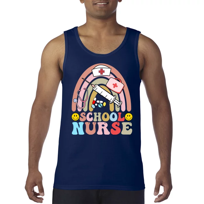 Cute School Nurse Design Tank Top