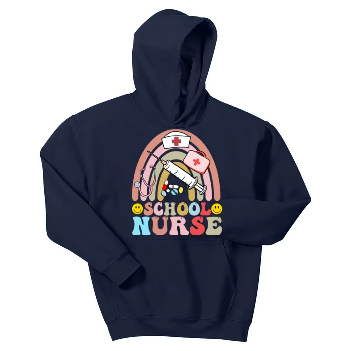 Cute School Nurse Design Kids Hoodie