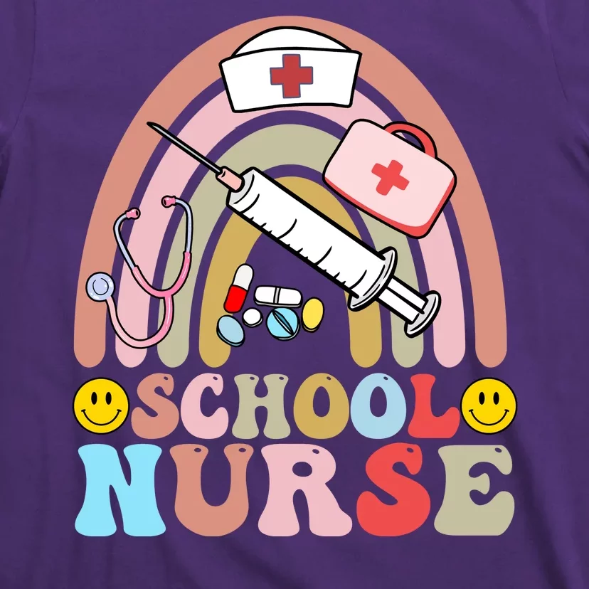 Cute School Nurse Design T-Shirt