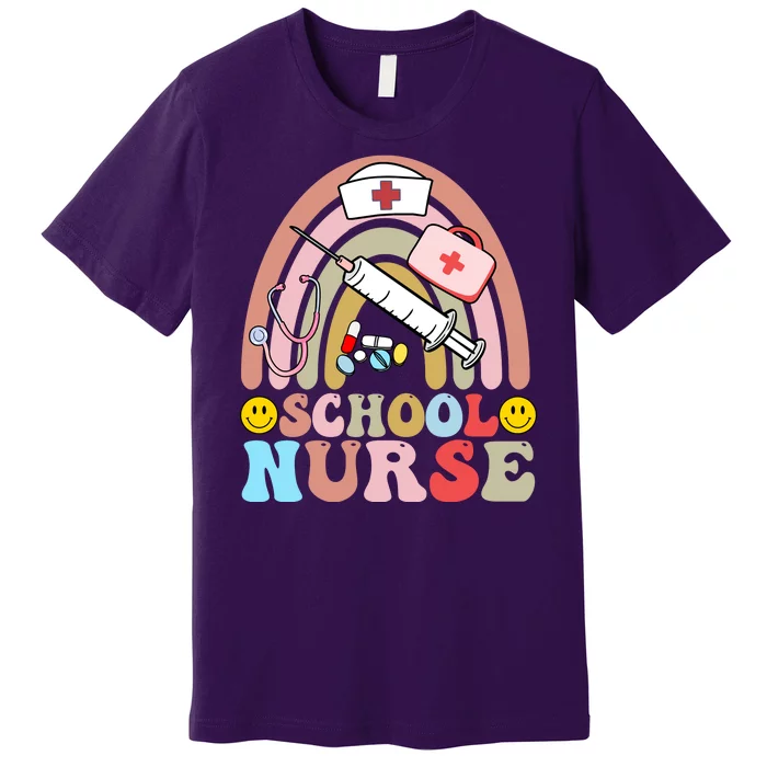 Cute School Nurse Design Premium T-Shirt