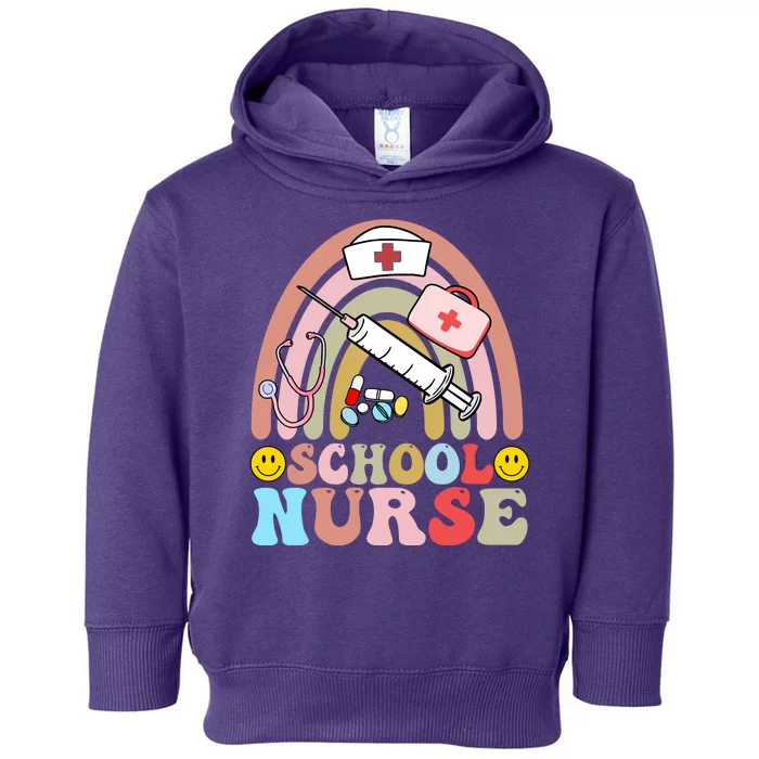 Cute School Nurse Design Toddler Hoodie