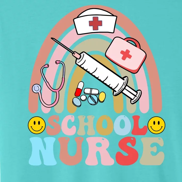 Cute School Nurse Design ChromaSoft Performance T-Shirt