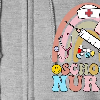 Cute School Nurse Design Full Zip Hoodie