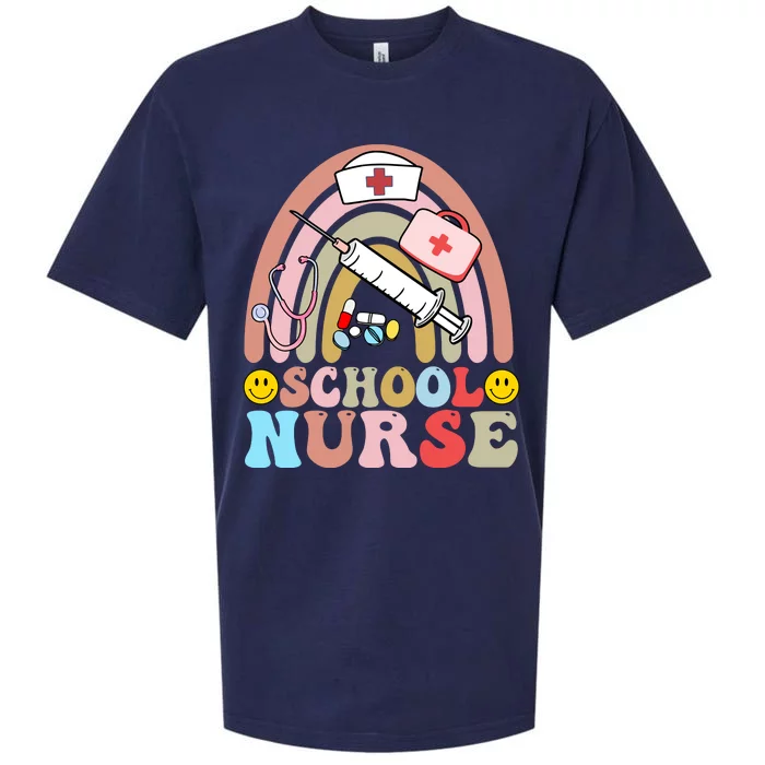 Cute School Nurse Design Sueded Cloud Jersey T-Shirt