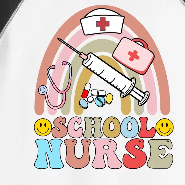 Cute School Nurse Design Toddler Fine Jersey T-Shirt