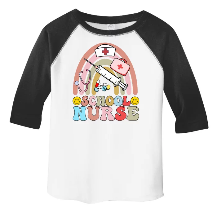 Cute School Nurse Design Toddler Fine Jersey T-Shirt