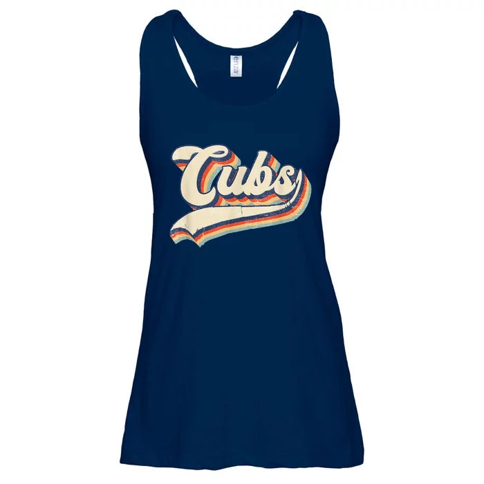 Cubs Sports Name Vintage Retro Gift Ladies Essential Flowy Tank