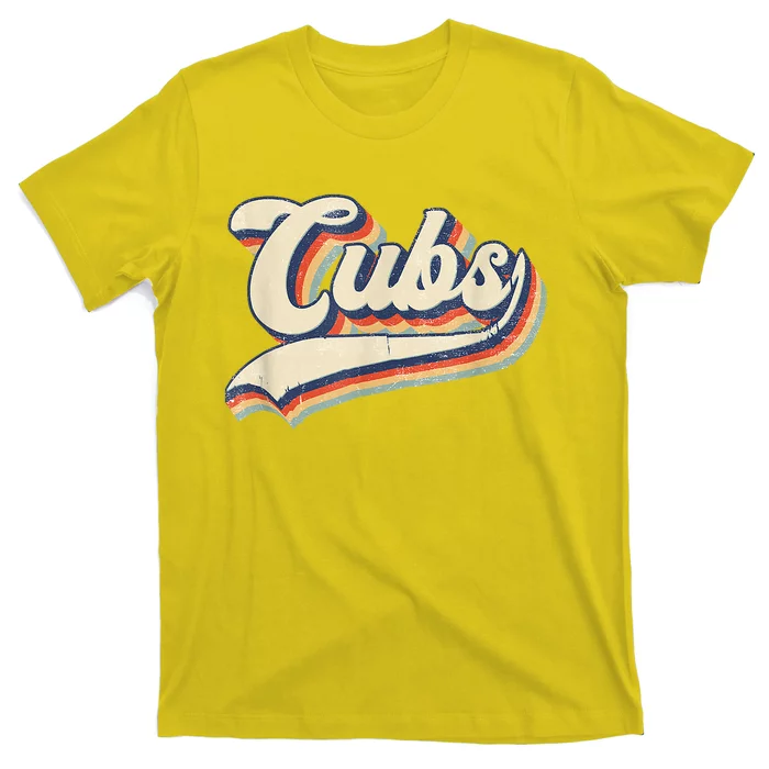 Cubs Sports Name Vintage Retro Gift T-Shirt