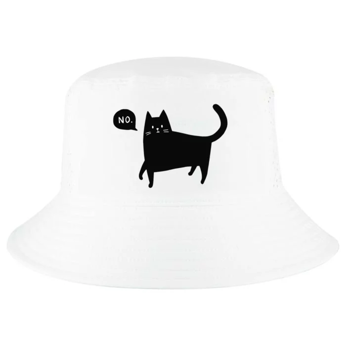 Cat Says No Cool Comfort Performance Bucket Hat