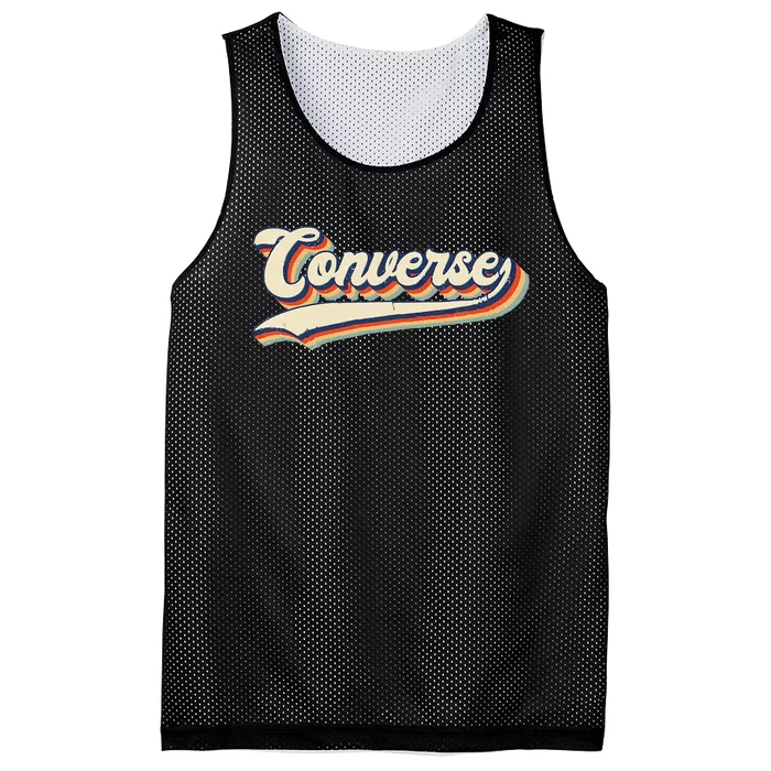 Converse Sports Name Vintage Retro Gift Men Women Boy Girl Mesh Reversible Basketball Jersey Tank