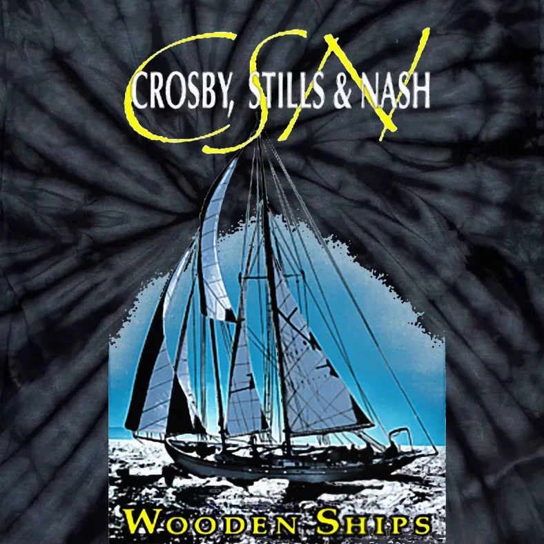 Crosby Stills & Nash Wooden Ships Tie-Dye T-Shirt