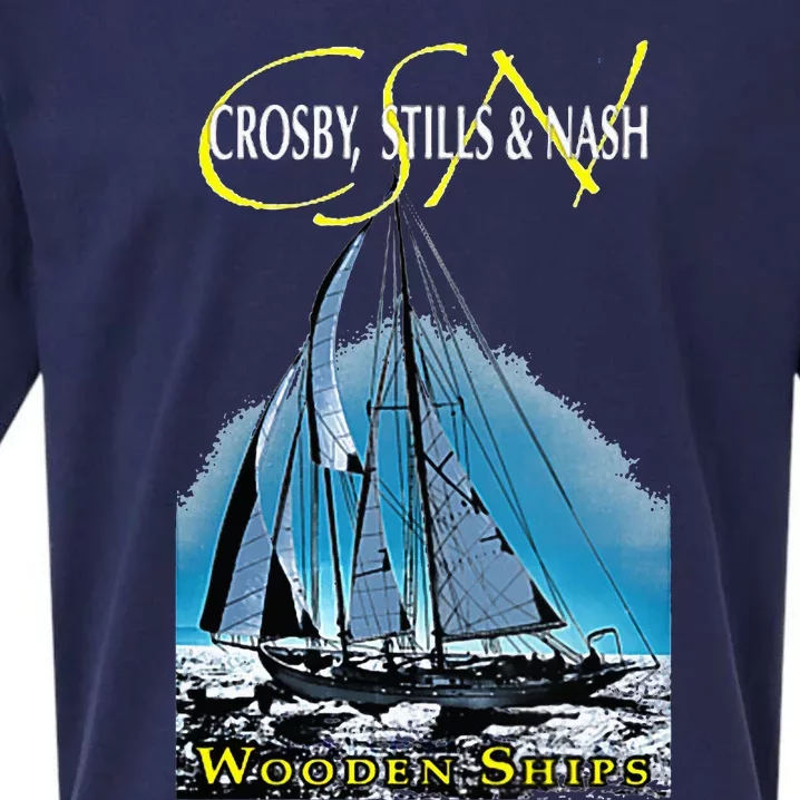 Crosby Stills & Nash Wooden Ships Sueded Cloud Jersey T-Shirt