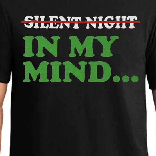 Christmas Silent Night In My Mind Pajama Set