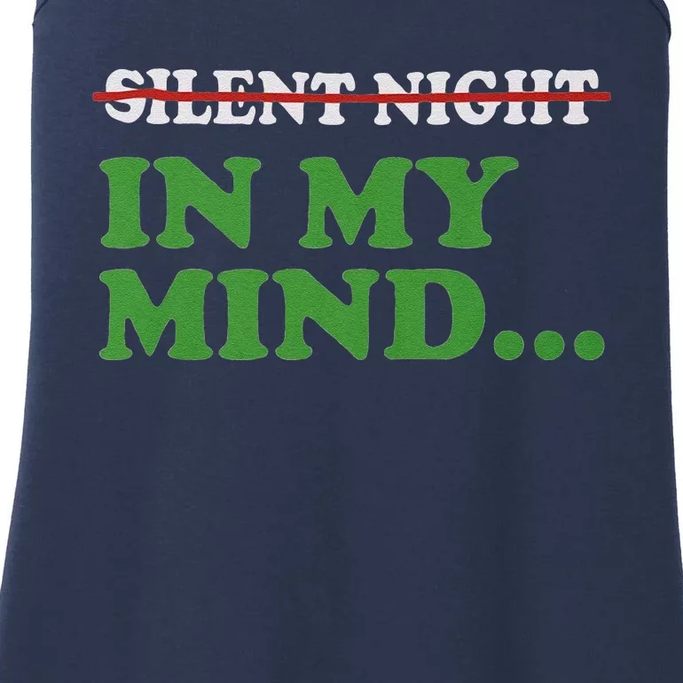 Christmas Silent Night In My Mind Ladies Essential Tank