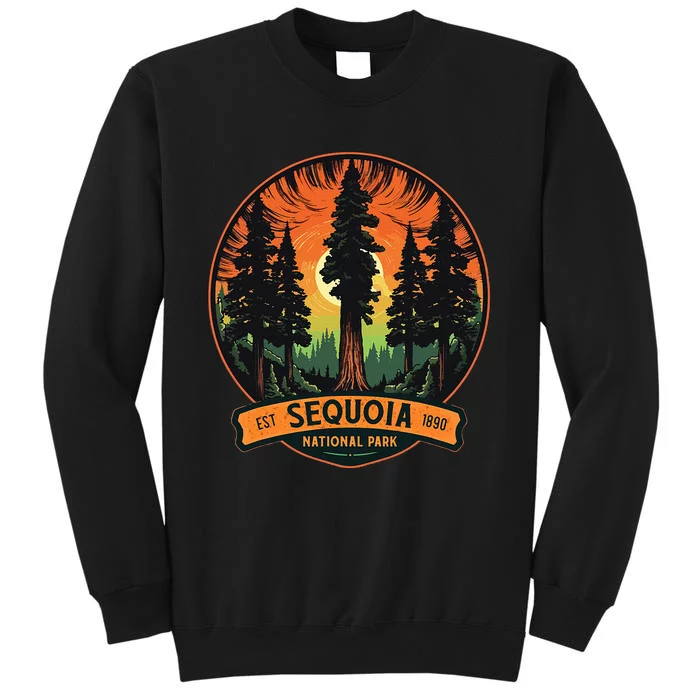 Cute Sequoia National Park Giant Tree Graphic Tall Sweatshirt