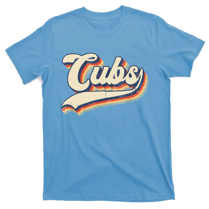 Cubs Sports Name Vintage Retro Gift T-Shirt