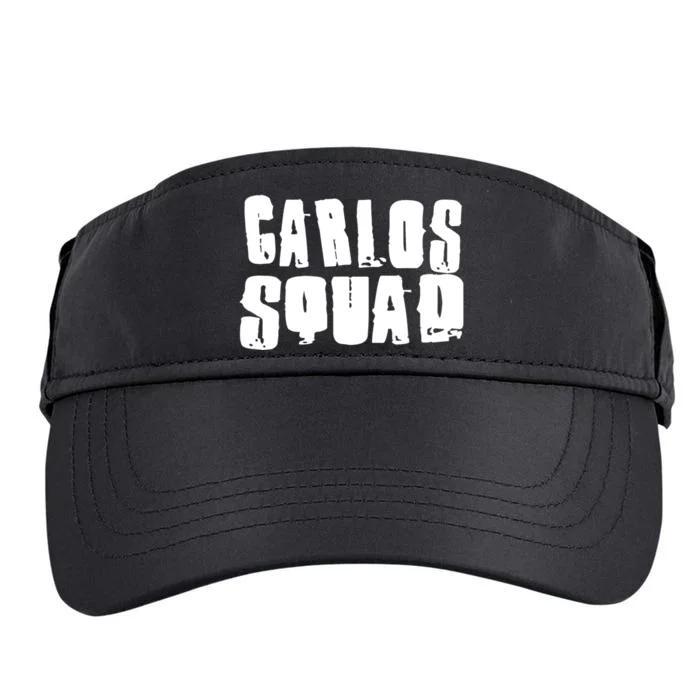 CARLOS Squad Name Funny CARLOS Adult Drive Performance Visor