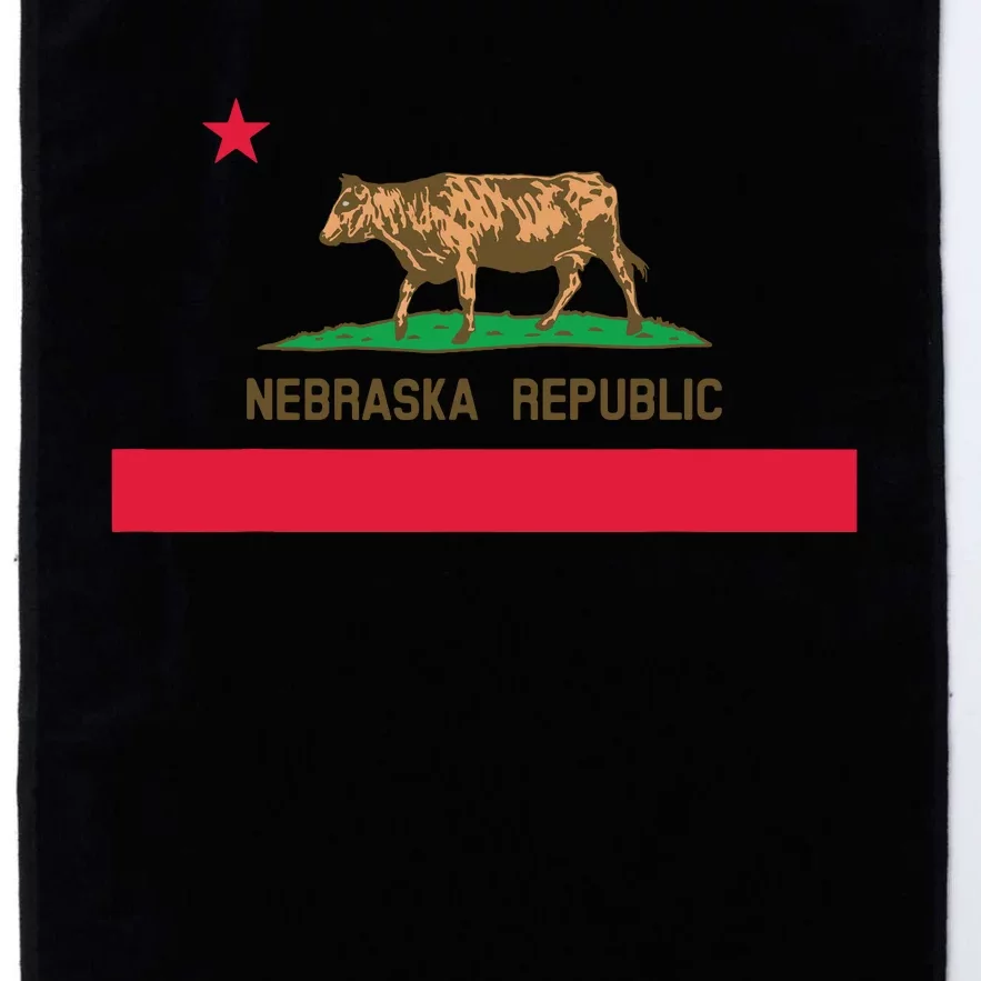 California Style Nebraska State Flag Platinum Collection Golf Towel