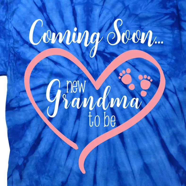 Coming Soon New Grandma To Be Gift Tie-Dye T-Shirt