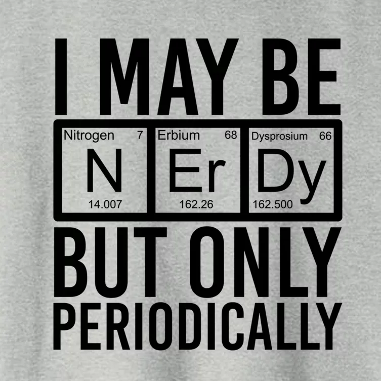 Chemist Science Nerd Gift Periodic Table Scientist Chemistry Gift Women's Crop Top Tee