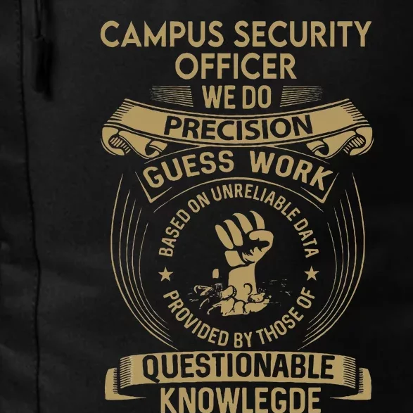 Campus Security Officer We Do Precision Daily Commute Backpack