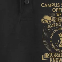 Campus Security Officer We Do Precision Dry Zone Grid Performance Polo