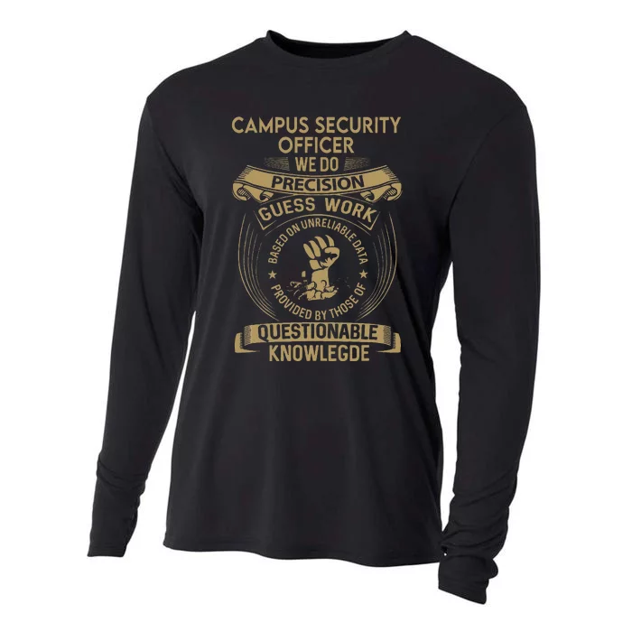 Campus Security Officer We Do Precision Cooling Performance Long Sleeve Crew