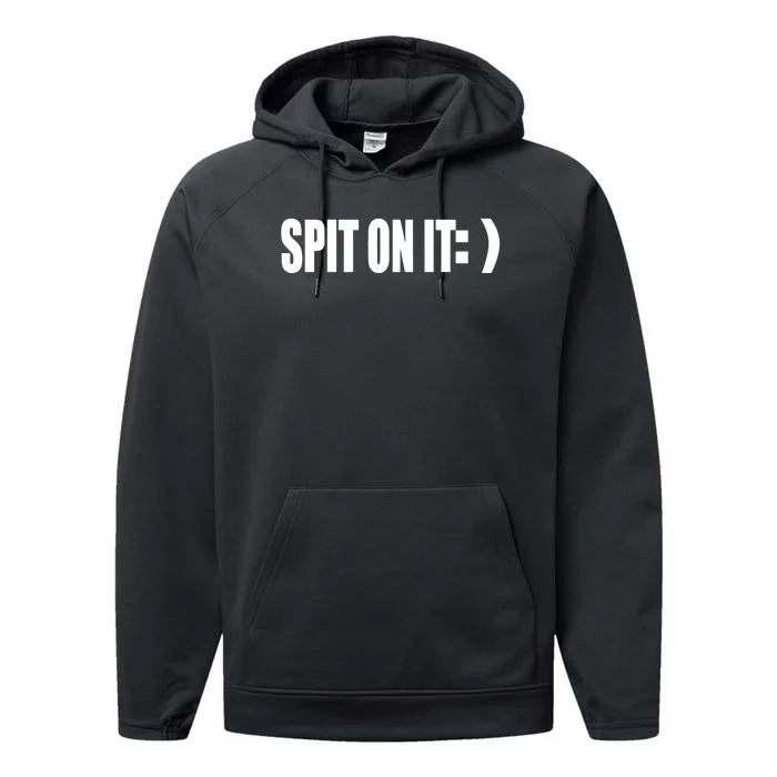 Clubgodzilla Spit On It Performance Fleece Hoodie