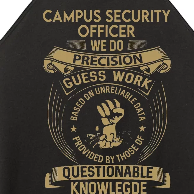 Campus Security Officer We Do Precision Women’s Perfect Tri Rocker Tank