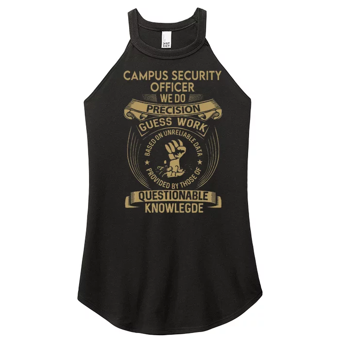 Campus Security Officer We Do Precision Women’s Perfect Tri Rocker Tank