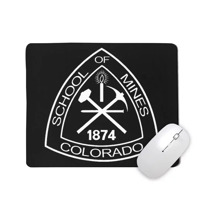 Colorado School Of Mines Orediggers Icon Logo Mousepad