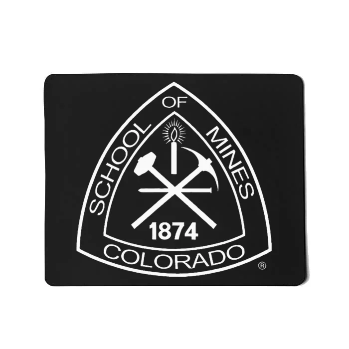 Colorado School Of Mines Orediggers Icon Logo Mousepad