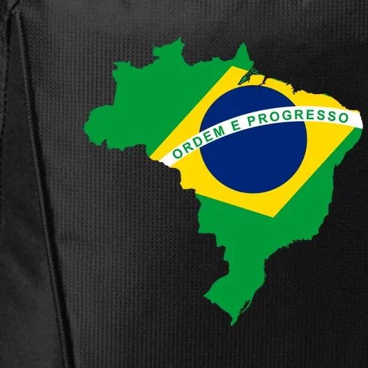 Cool Silhouette Of Brazil Map City Backpack