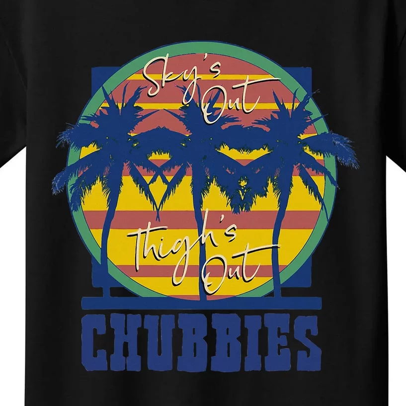 Chubbies Sky’S Out Thighs Out Kids T-Shirt