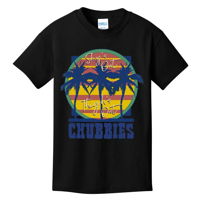 Chubbies Sky’S Out Thighs Out Kids T-Shirt