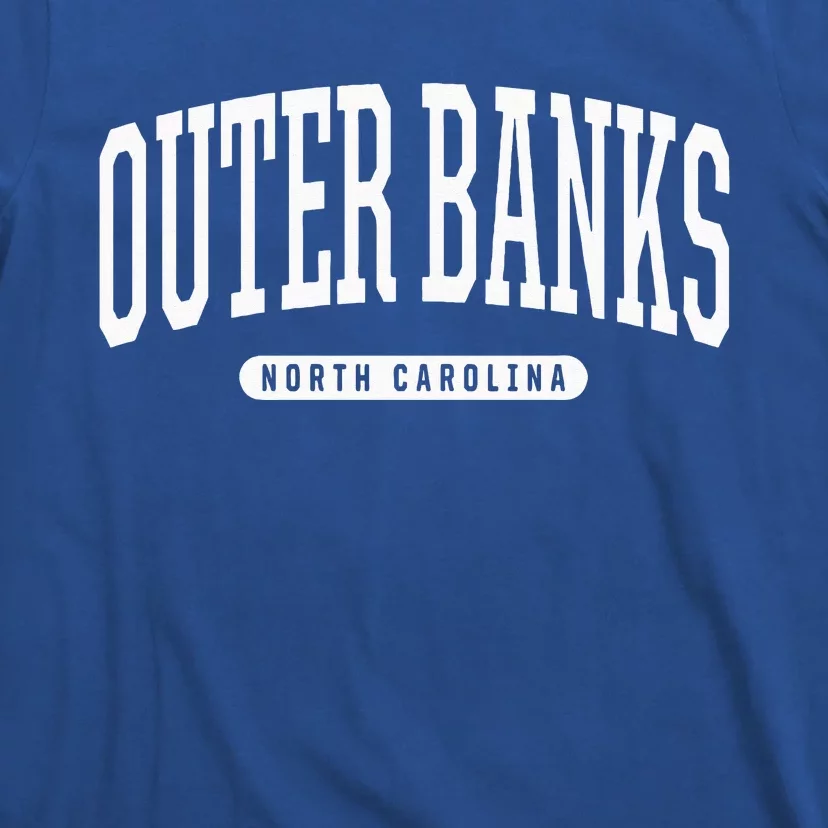 College Style Outer Banks North Carolina Souvenir Gift T-Shirt