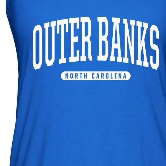 College Style Outer Banks North Carolina Souvenir Gift Ladies Essential Flowy Tank